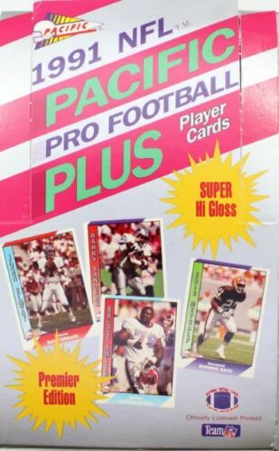 1991 Pacific Pro Football Plus Jumbo Card Packs (Lot of 12 Packs) - Image 4