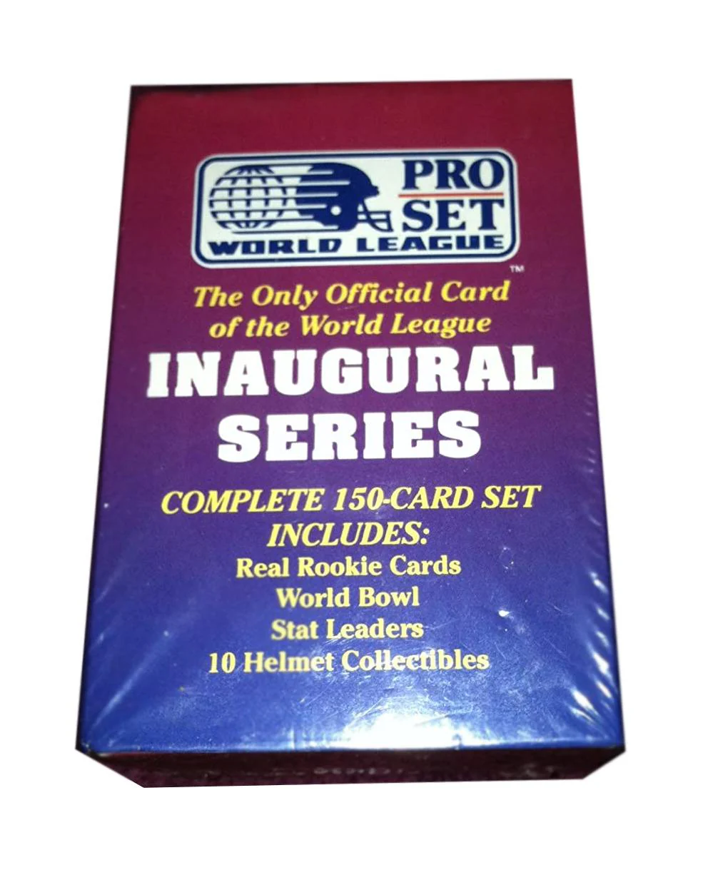 1991 Pro Set World League Inaugural Series Football Box