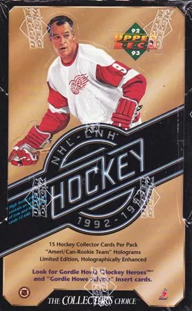 1992-93 Upper Deck Series 2 Hockey Hobby Box