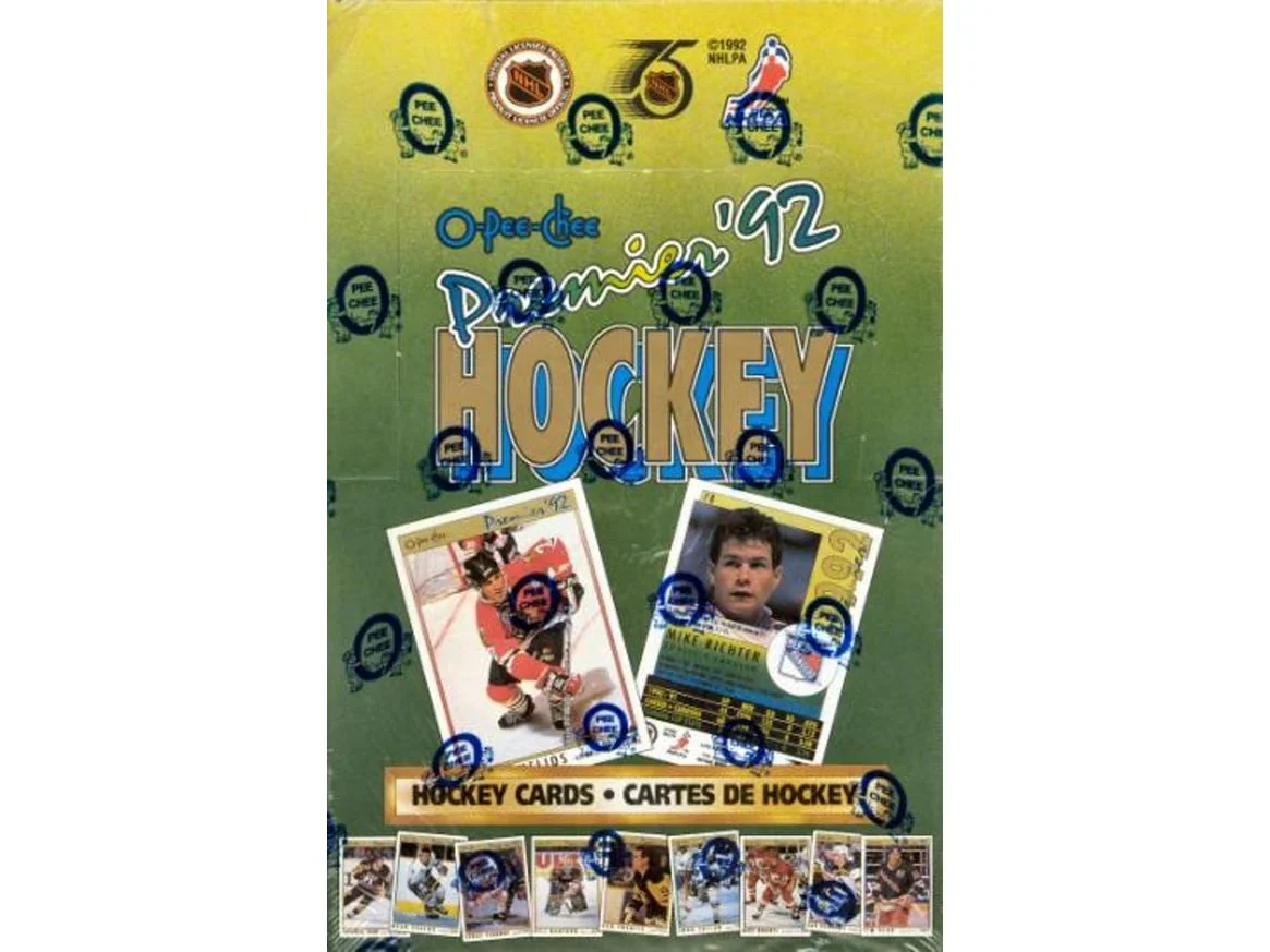 1992 O-Pee-Chee Premier Hockey Hobby Box