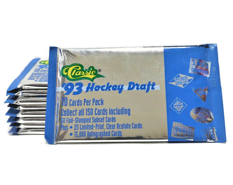 1993-94 Classic Hockey Draft Pack (9 Packs a Lot)