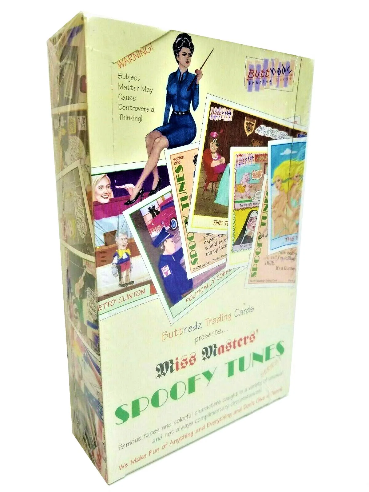 1993 Butthedz Miss Masters' Spoofy Tunes Series 1 Box - Image 2