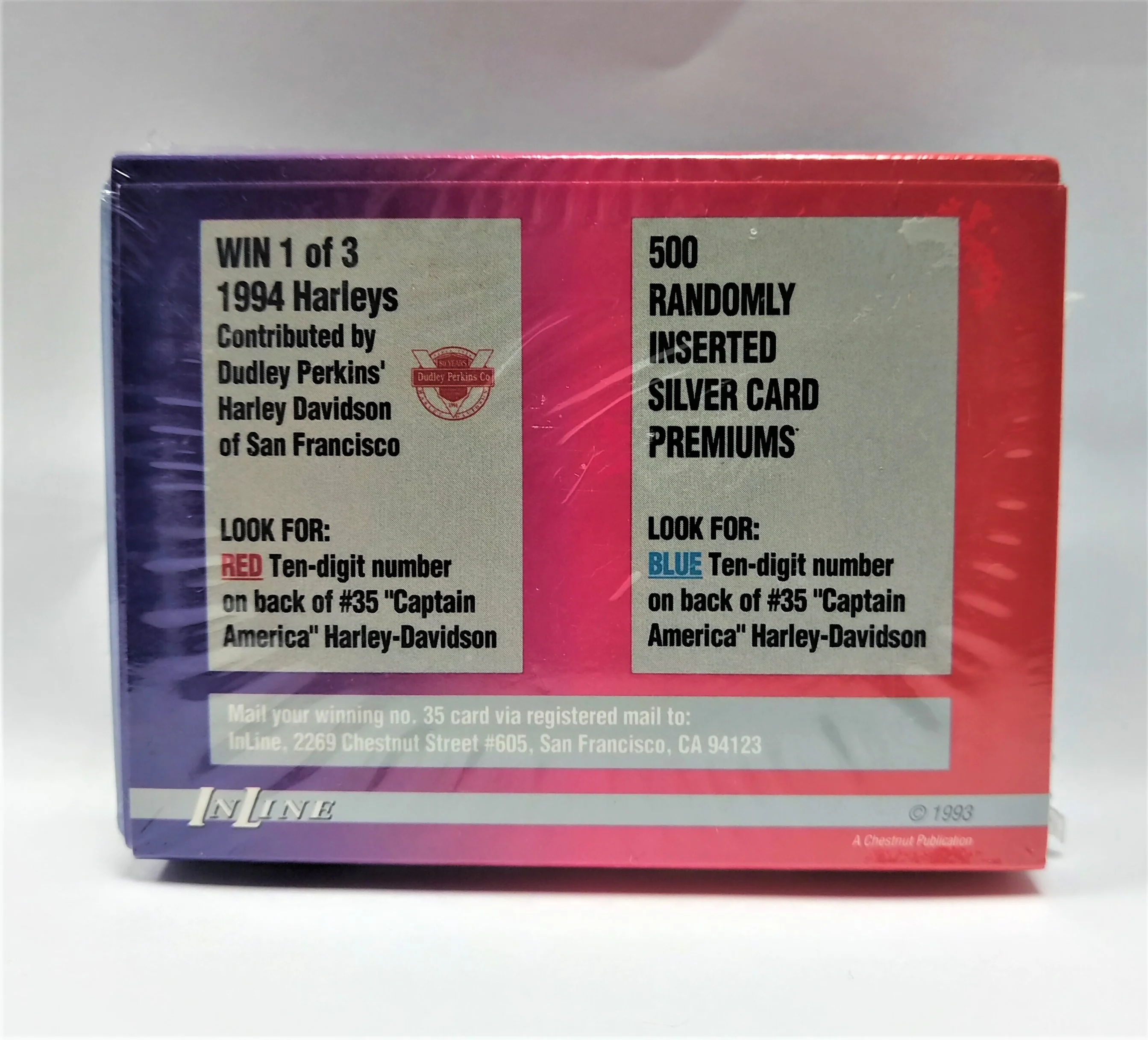 1993 Inline Classic Motorcycle Cards Series 1 Pack - Image 4