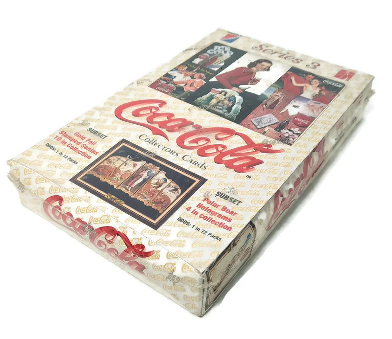 1994 Collect-a-card Coca Cola Series 3 Collector Trading Card Box - Image 2