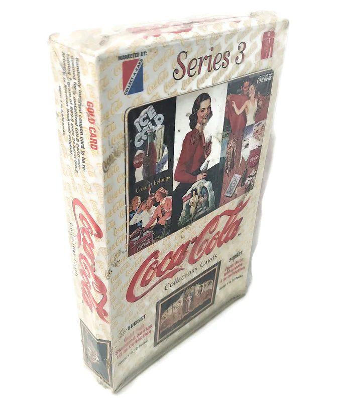 1994 Collect-a-card Coca Cola Series 3 Collector Trading Card Box - Image 3