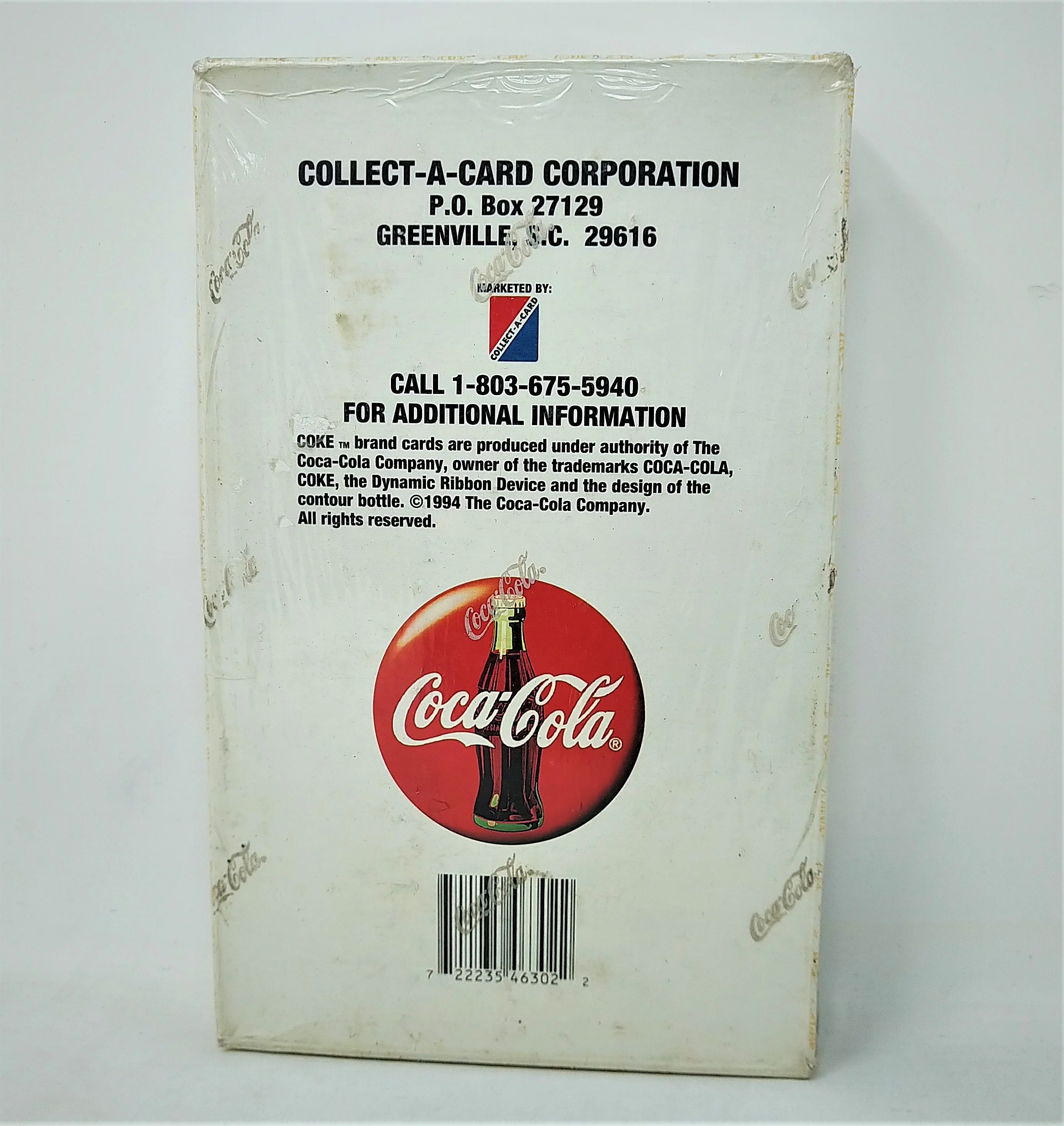 1994 Collect-a-card Coca Cola Series 3 Collector Trading Card Box - Image 6
