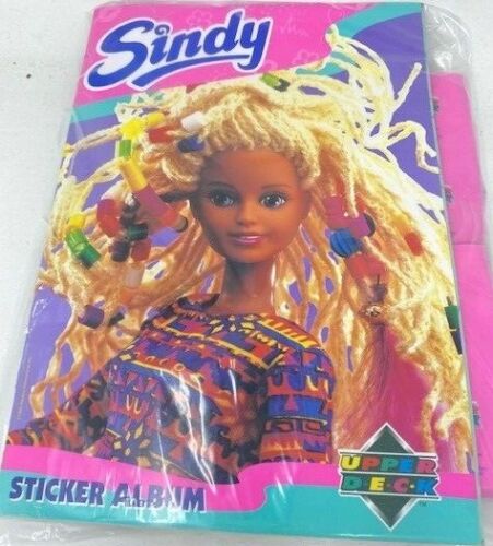 1995 Upper Deck Sindy Stickers Lots of 75 Packs + Album