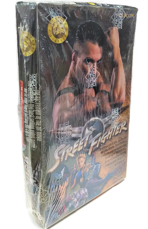 1995 Upper Deck Street Fighter Movie Trading Cards Box - Image 2