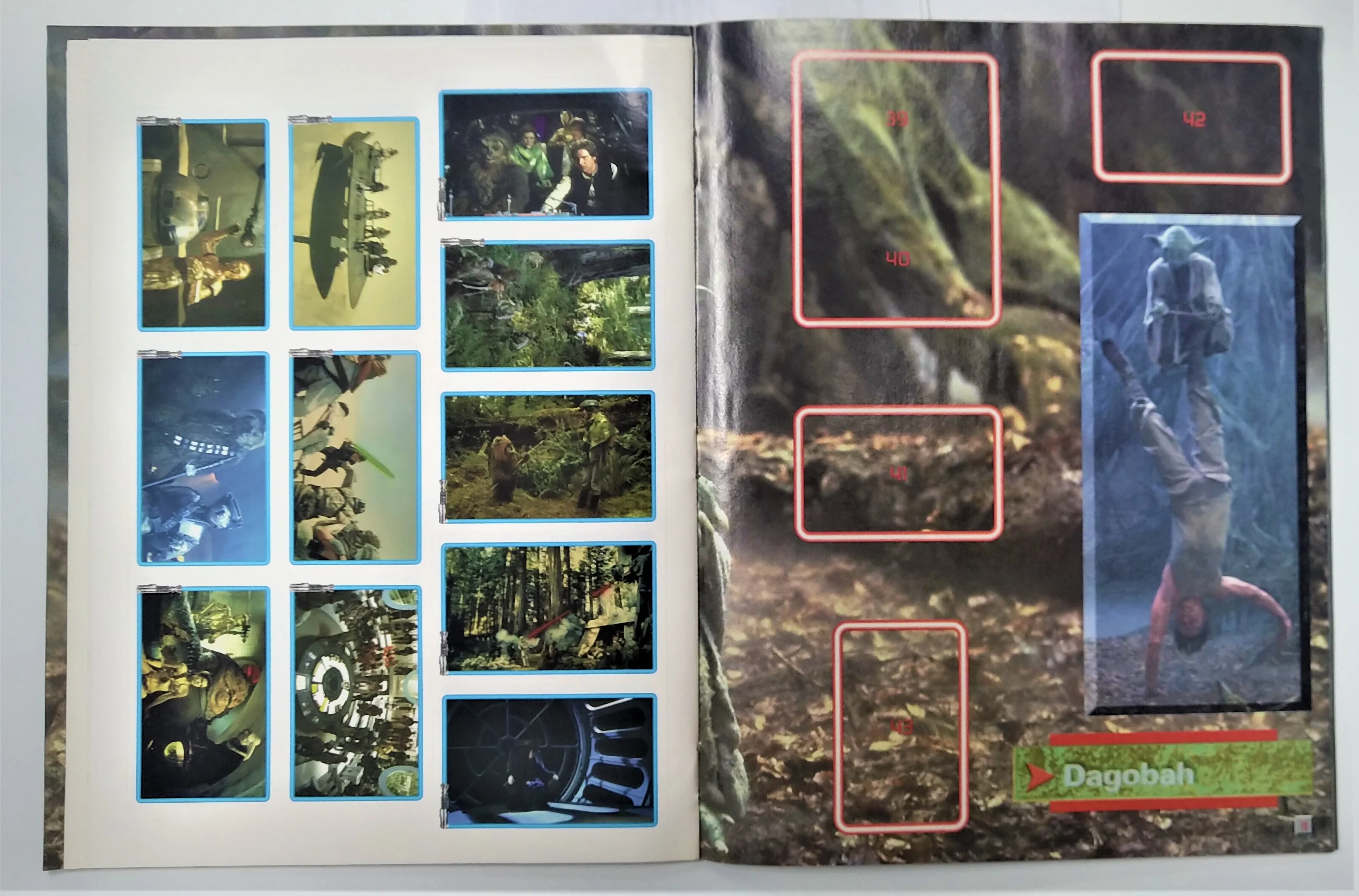 1996 Panini Skybox Star Wars Collectible Sticker Album - Image 3