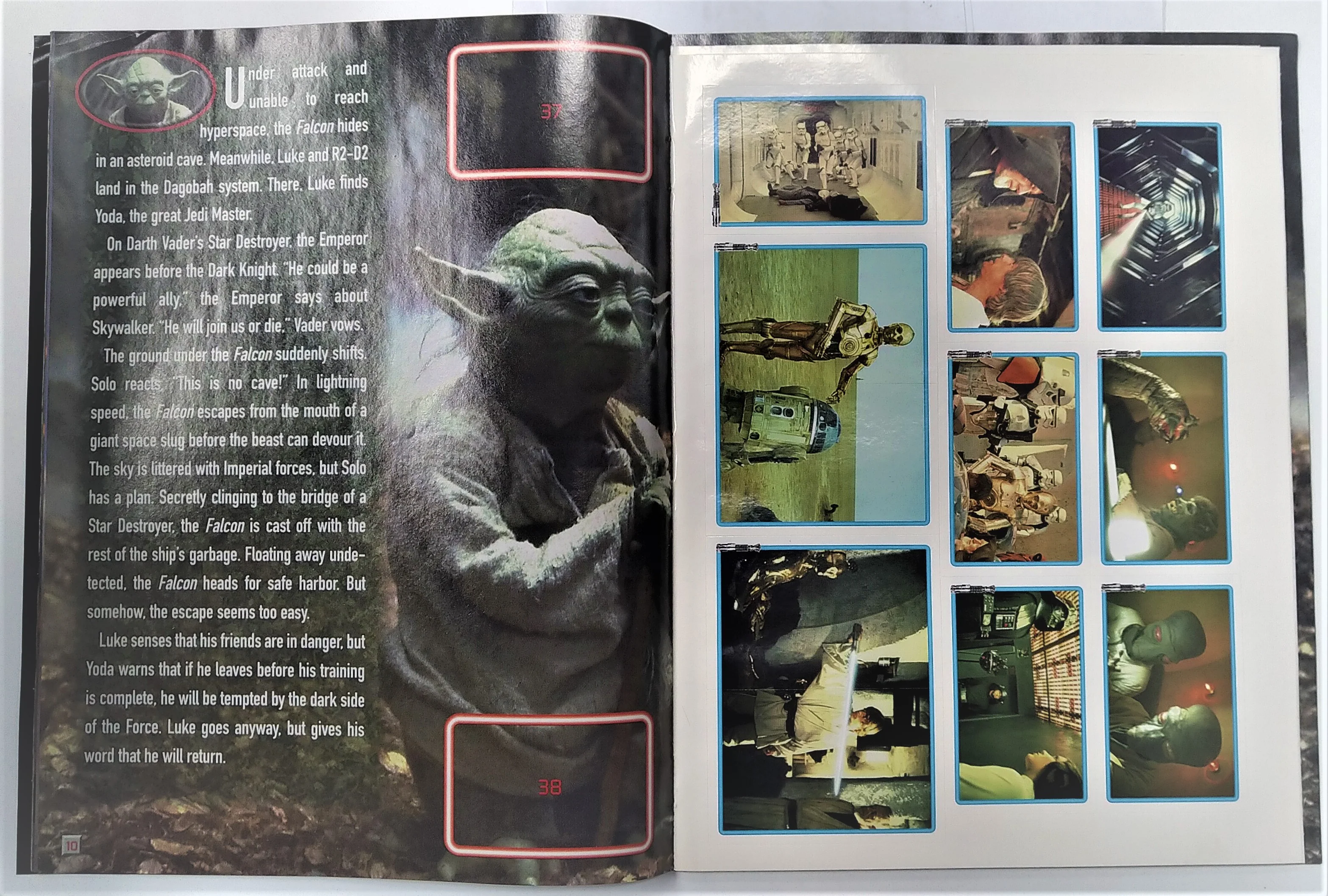 1996 Panini Skybox Star Wars Collectible Sticker Album - Image 5
