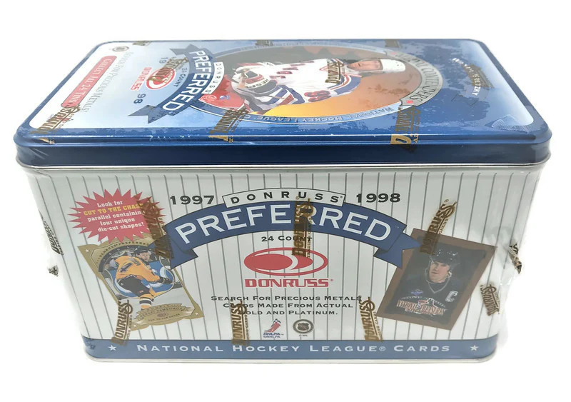 1997-98 Donruss  Preferred Precious Metals Hockey Tin Box (Last Tin !)