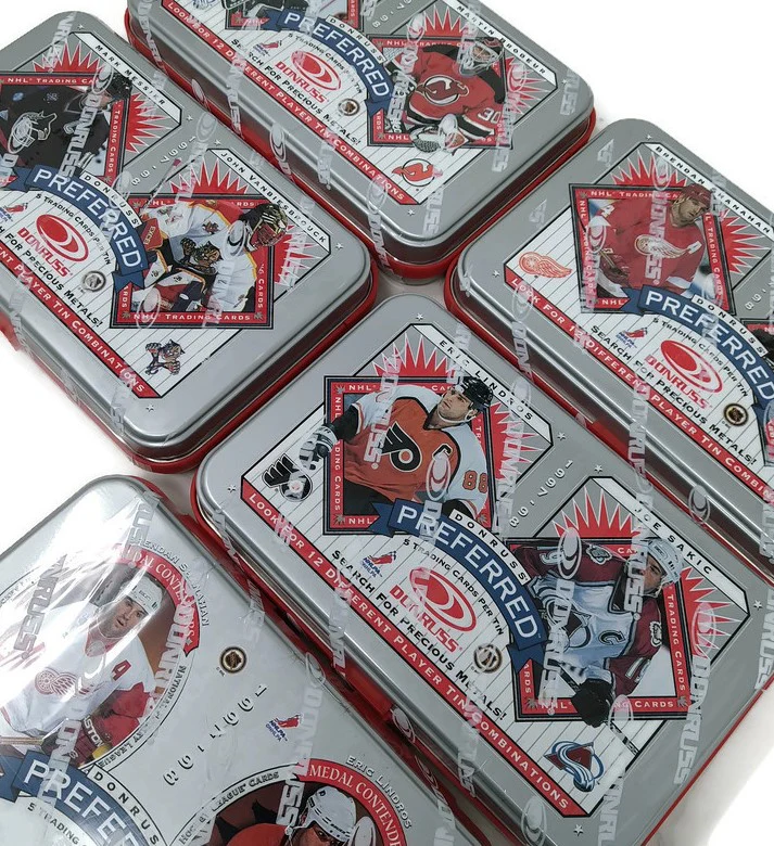 1997-98 Donruss Preferred Precious Metals Hockey Tin (Chosen at random) - Image 3
