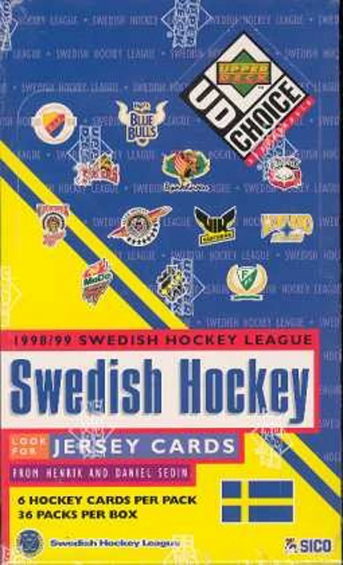 1998-99 Upper Deck Collector's Choice Swedish League Hockey Box