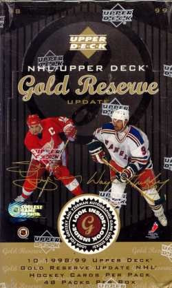 1998-99 Upper Deck Gold Reserve Hockey Hobby Sealed Box