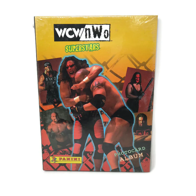 1998 Vintage Panini WCW/nWo Superstars Photocard Album & WCW/NWO WRESTLING STICKER Album - Image 5