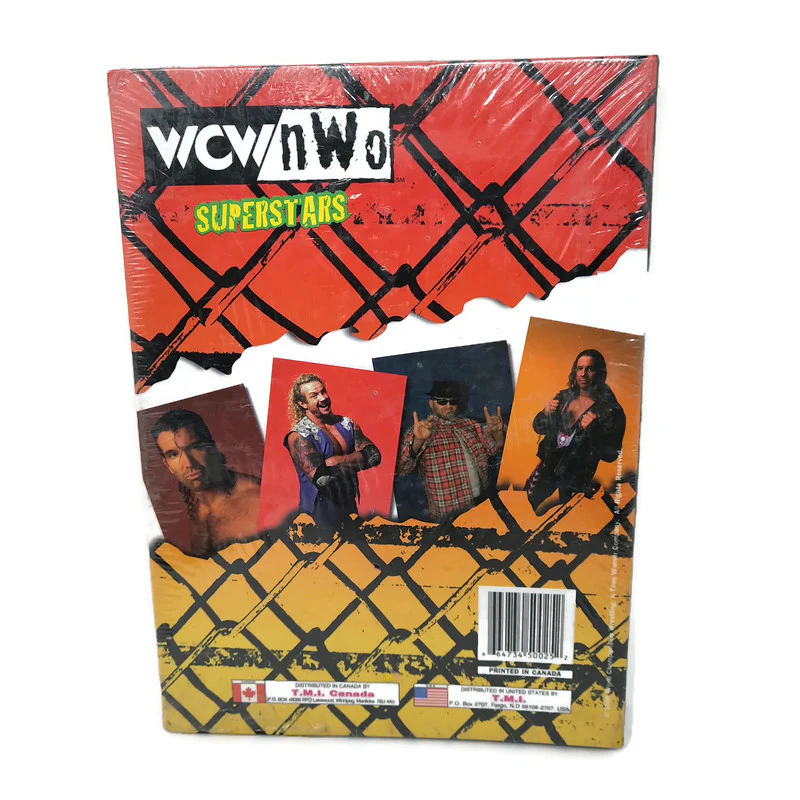 1998 Vintage Panini WCW/nWo Superstars Photocard Album & WCW/NWO WRESTLING STICKER Album - Image 6