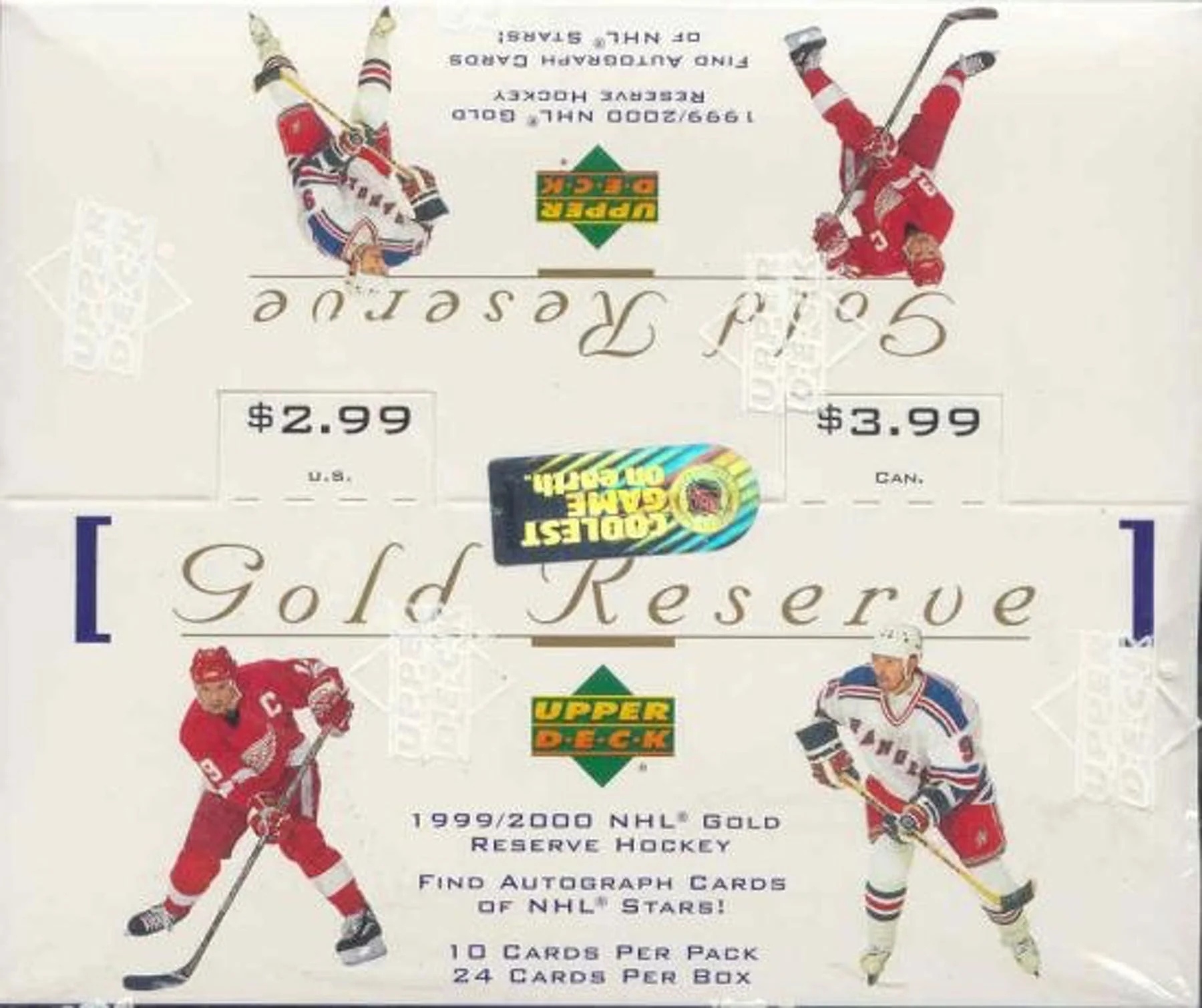 1999-00 Upper Deck Gold Reserve Series 1 Hockey Box