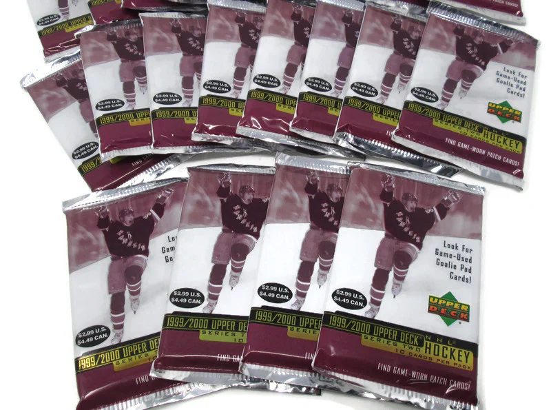 1999-00 Upper Deck Series 2 Hockey (12 Packs Lot)