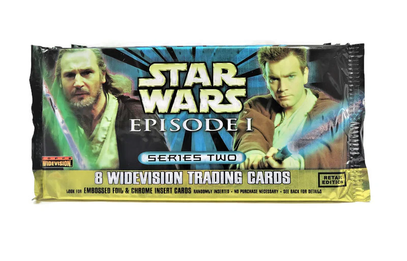 1999 Topps Star Wars Episode 1 Series 2 Retail Edition Pack (Lot of 12 Packs) - Image 3