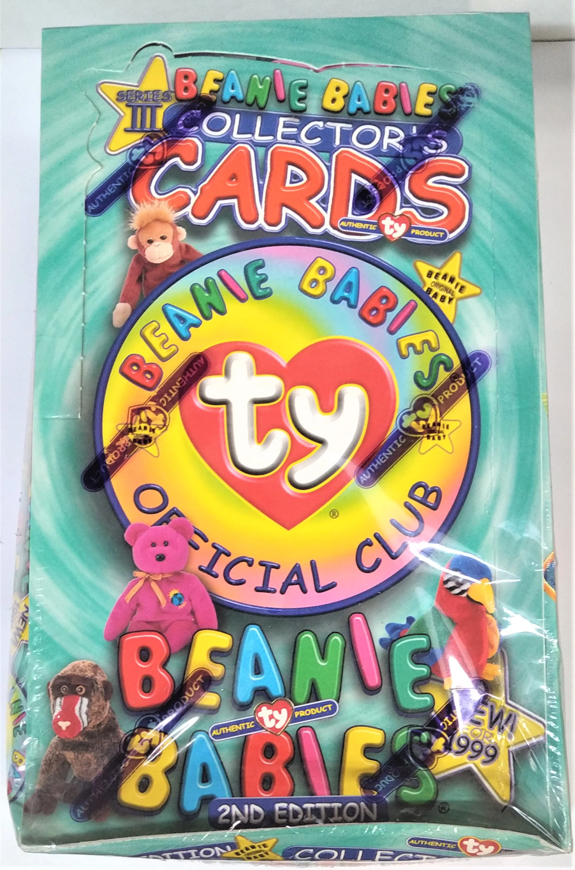 1999 Ty Beanie Babies Collector Cards Series 3 2nd Edition Box