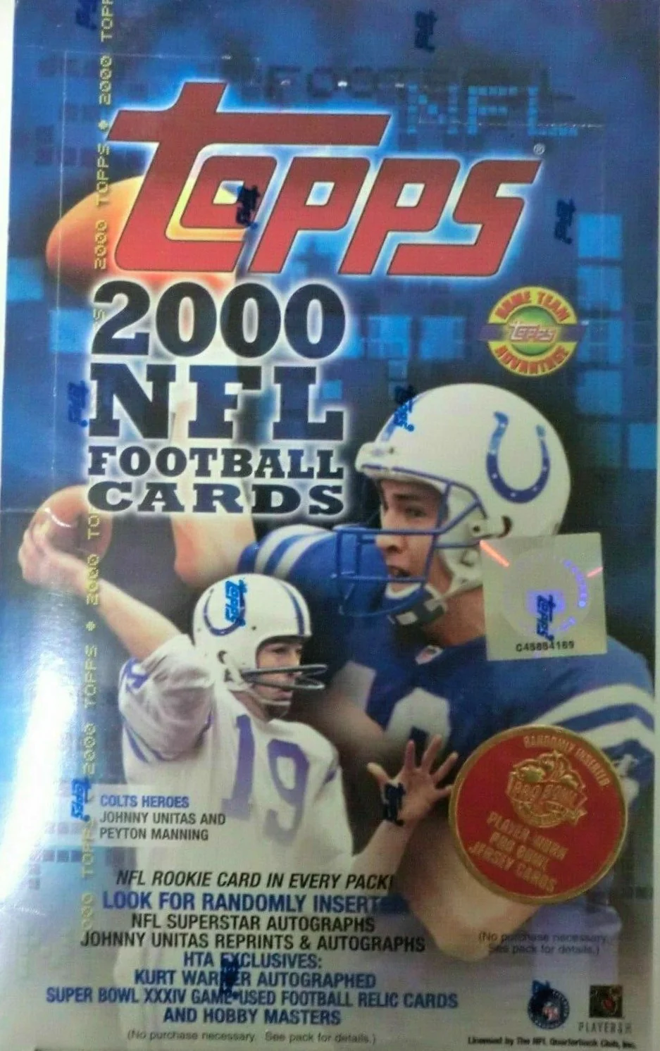 2000 Topps Football Jumbo Box - Image 2