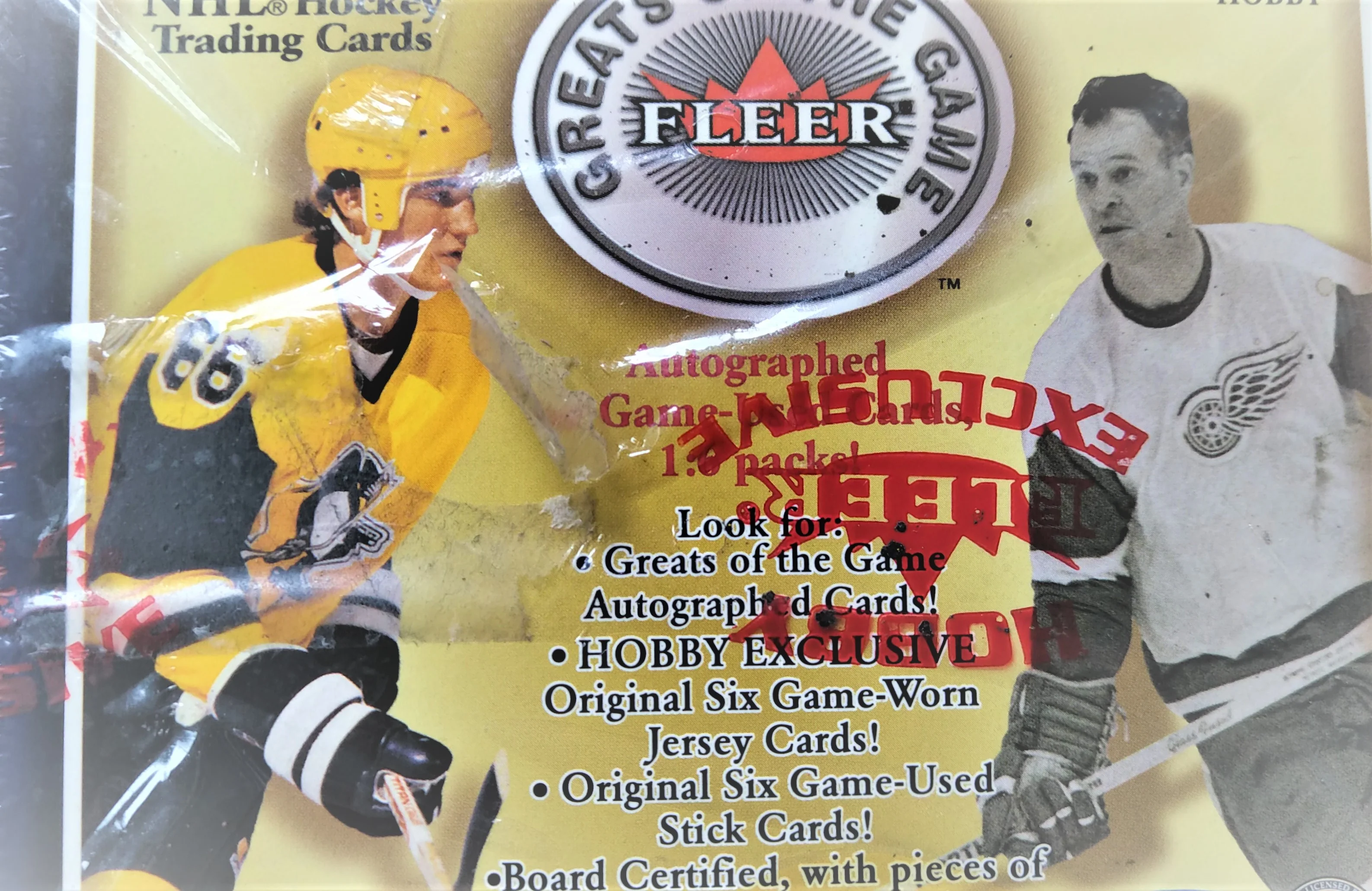 2001-02 Fleer Greats Of The Game Hockey Hobby Box - Image 3