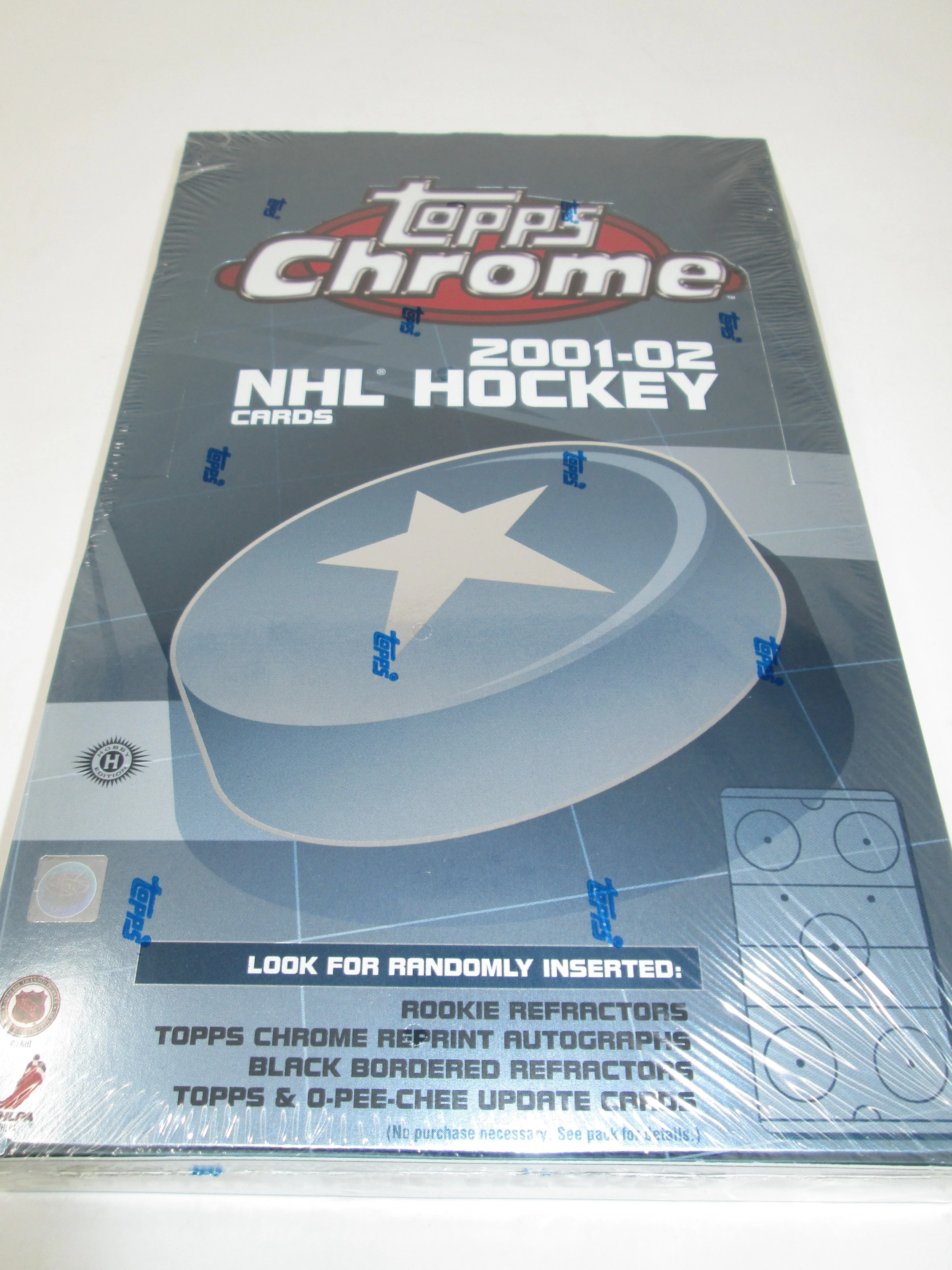 2001-02 Topps Chrome NHL Hockey Hobby Box