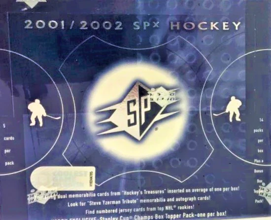 2001-02 Upper Deck SPX Hockey Hobby Box