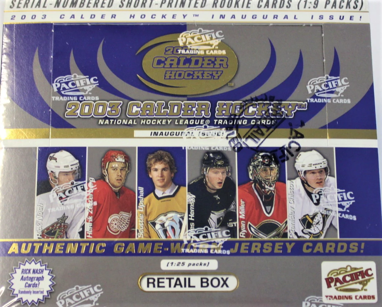 2002-03 Pacific Calder Hockey Retail Box