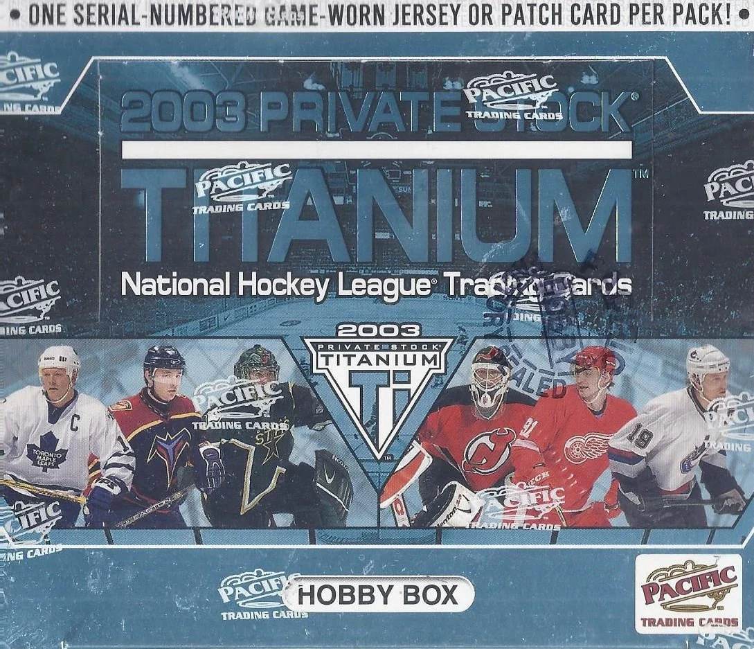 2002-03 Pacific Private Stock Titanium Hockey Hobby Box