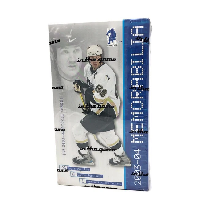 2003-04 In The Game Memorabilia Hockey Hobby Box