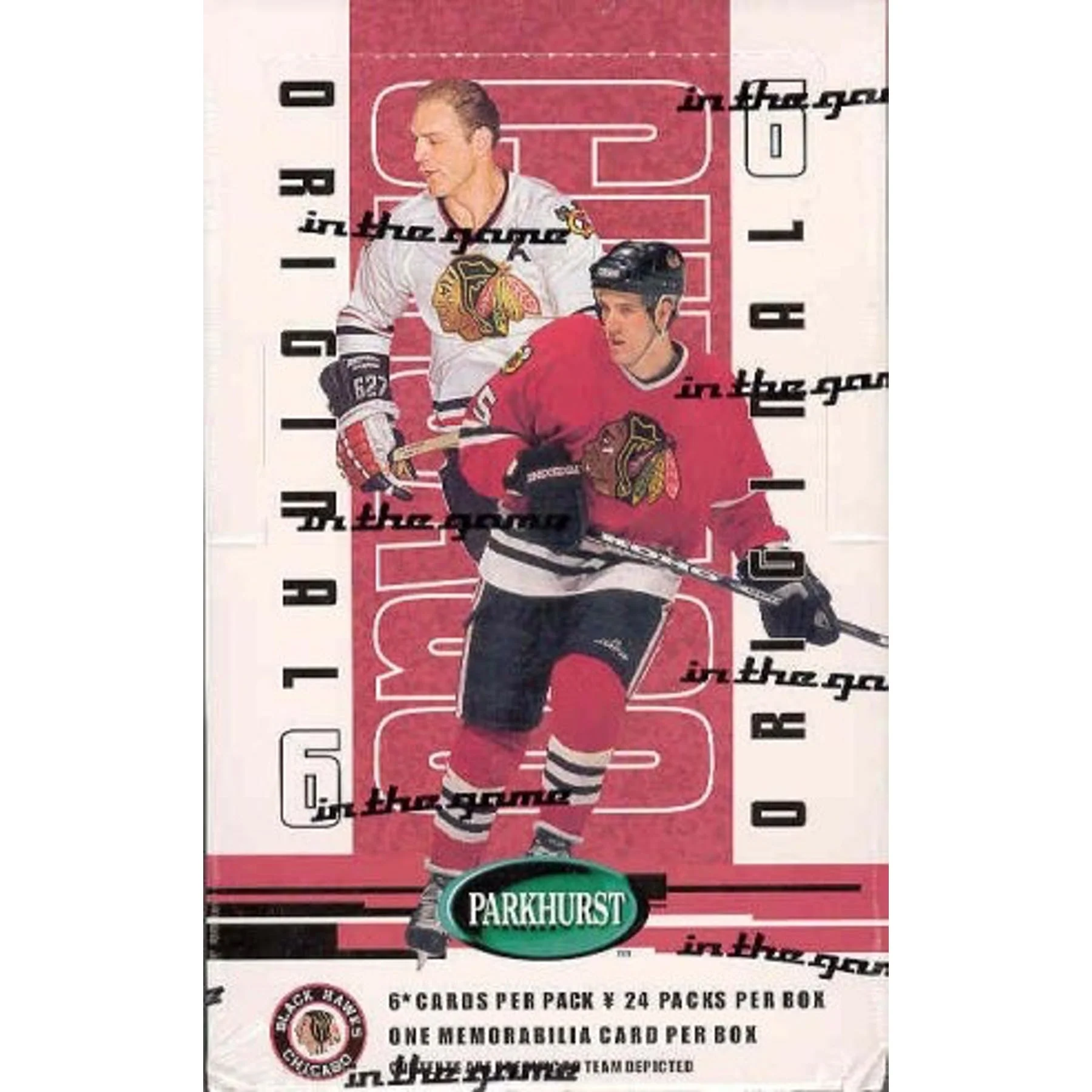 2003-04 In the Game Parkhurst Original 6 Chicago Blackhawks Hockey Box