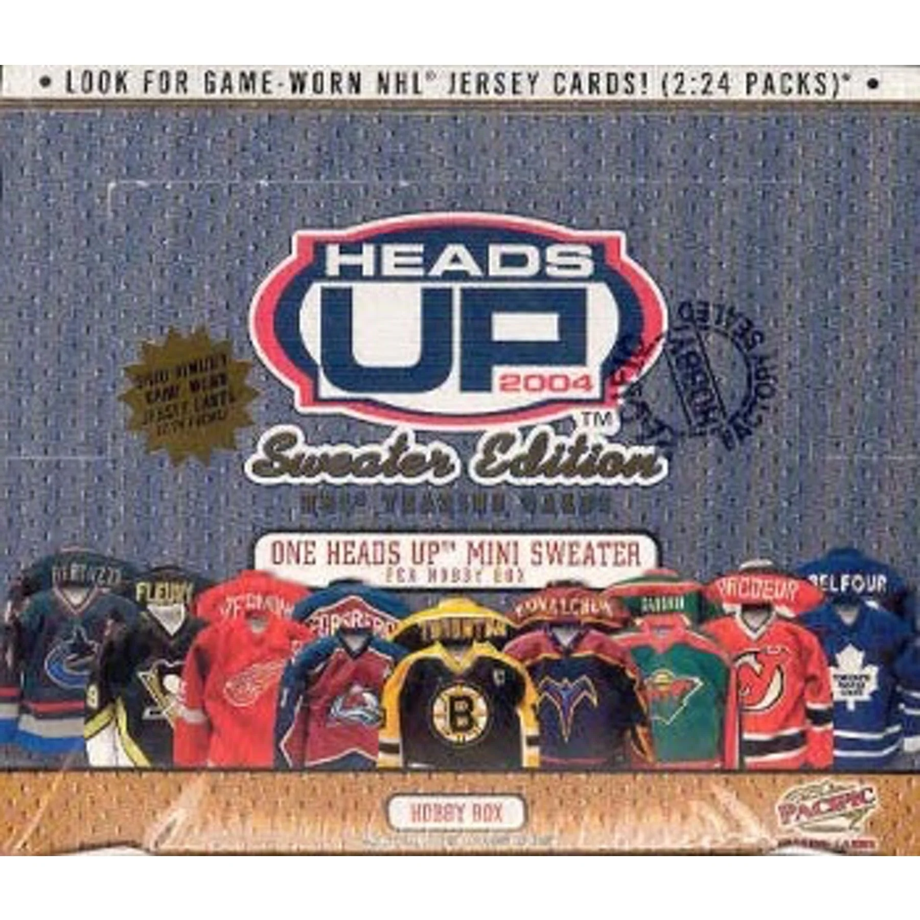 2003-04 Pacific Heads Up Sweater Edition Hockey Hobby Box