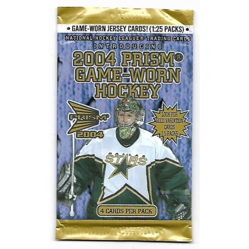 2003-04 Pacific Prism Game Used Hockey Retail Packs (Lot of 12 Packs) - Image 3