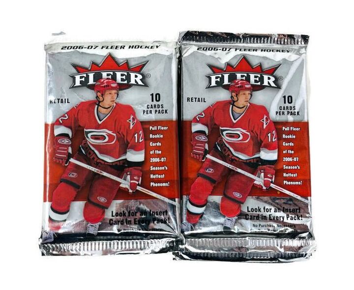 2006-07 Fleer Hockey Retail Packs (Lot of 13 Packs)