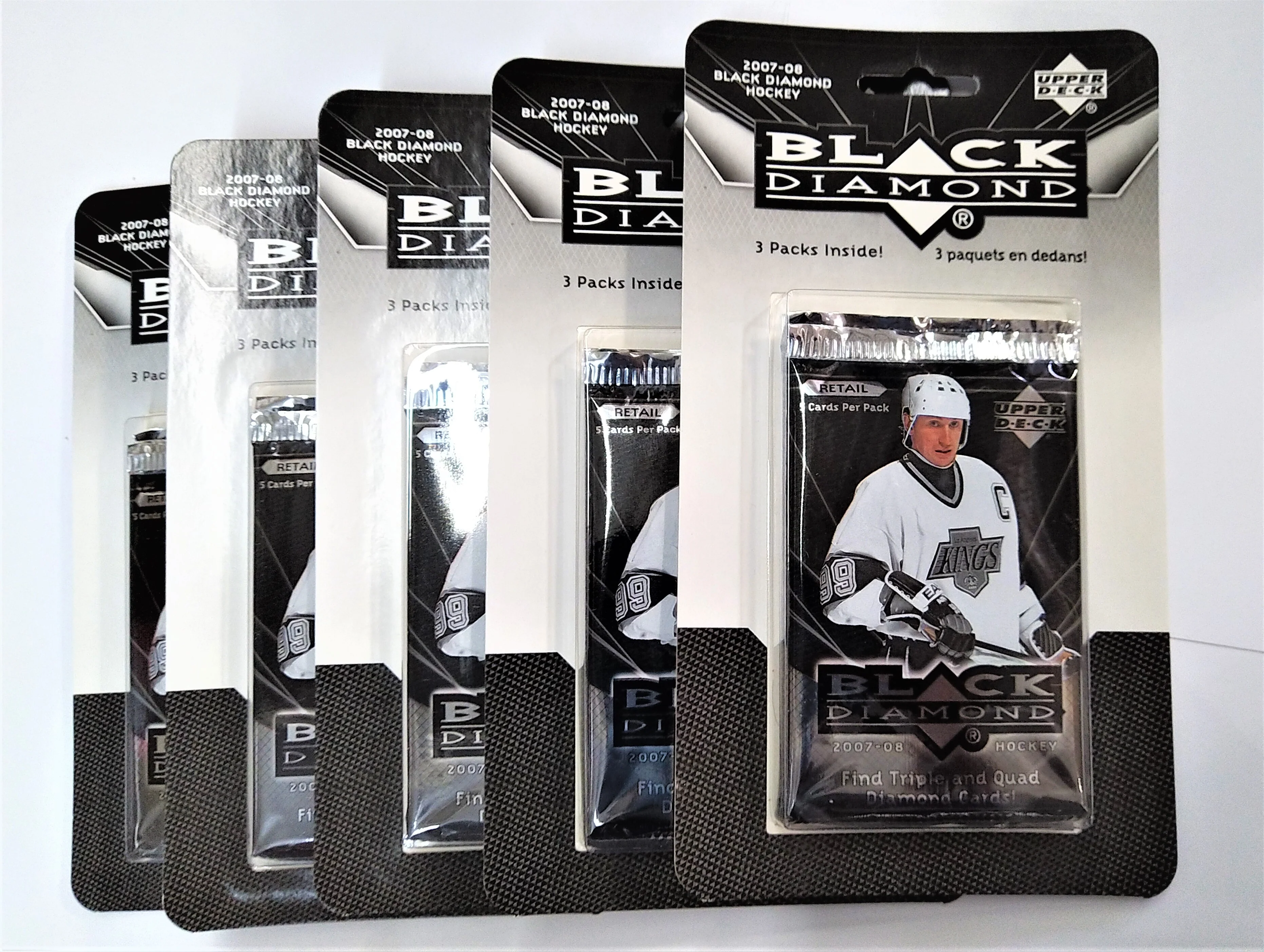 2007-08 Upper Deck Black Diamond Hockey Blister Pack (5 Blister Packs a lot) - Image 2