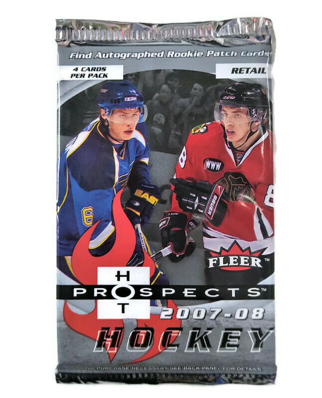 2007-08 Upper Deck Fleer Hot Prospects Retail Hockey Pack (Lot of 24 Packs) - Image 2