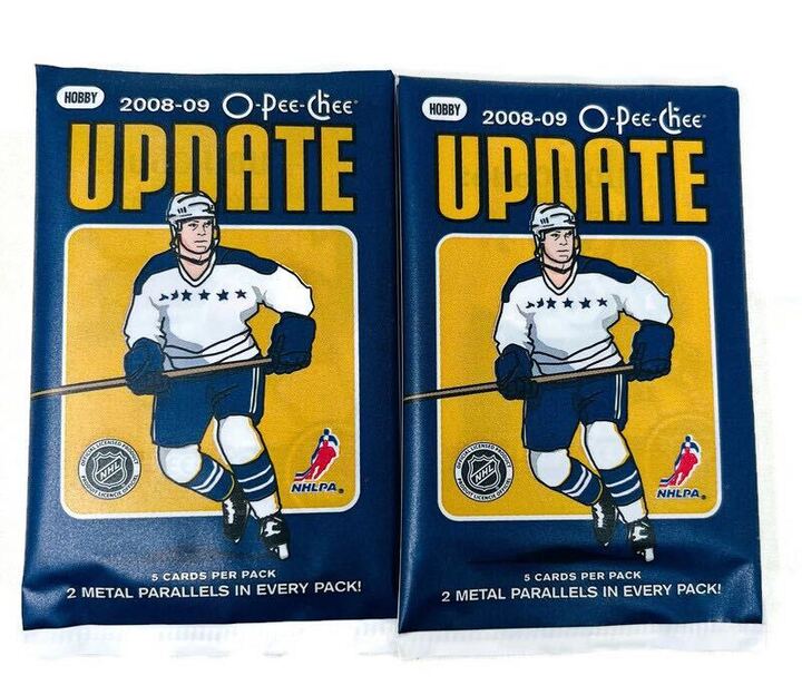 2008-09 Upper Deck O-Pee-Chee Update Hockey Hobby Packs (Lot of 6 Packs)