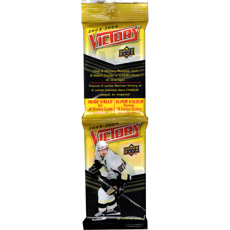 2008-09 Upper Deck Victory Hockey Fat Pack (Box of 18 Packs) - Image 2