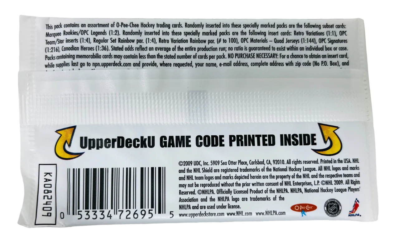 2009 NHL O-Pee-Chee Hockey Picture Card Pack (21 Packs a Lot) - Image 3