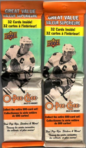 2012-13 O-Pee-Chee Hockey Fat Pack (Lot of 9 Packs)