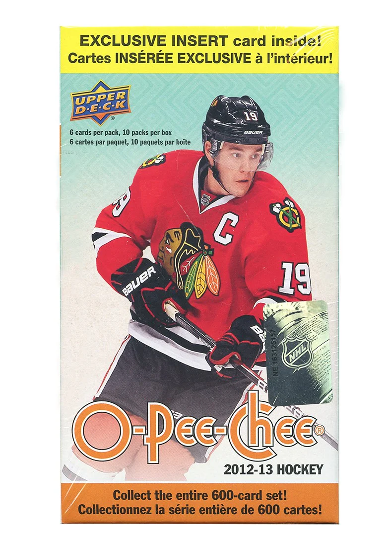 2012-13 Upper Deck O-Phee-Chee Hockey Blaster Box