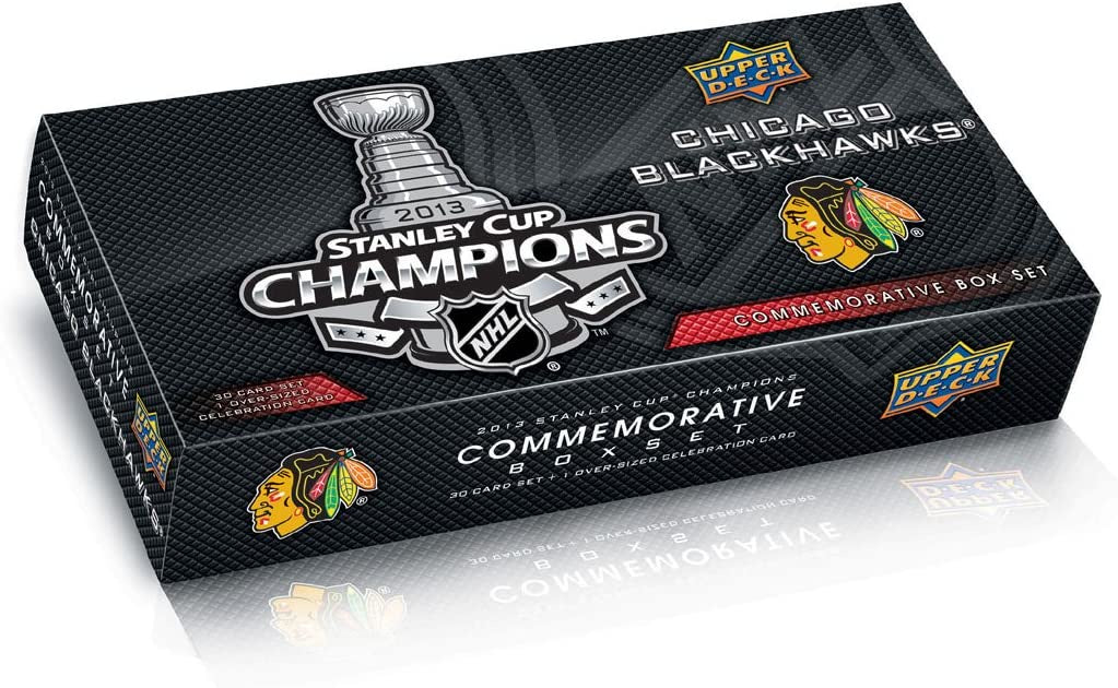 2012- 2013 Upper Deck Chicago Blackhawks Stanley Cup Champs Commemorative Box Set
