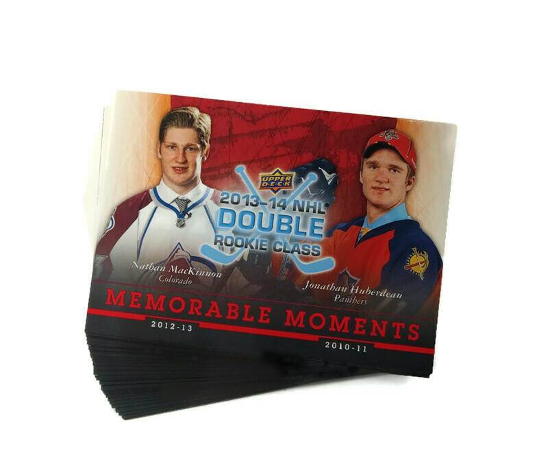 2013-14 Upper Deck Hockey Double Rookie Class Memorable Moments (15 cards a Lot) - Image 2