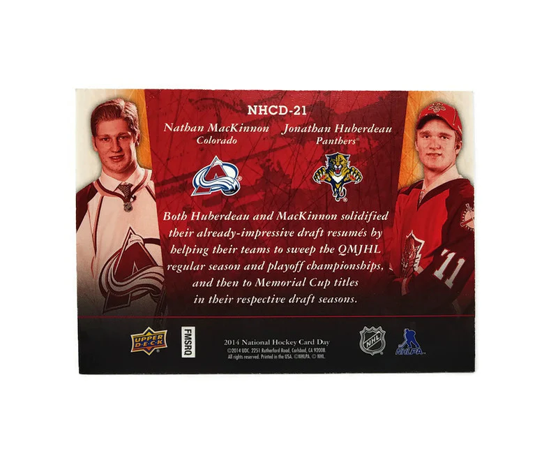2013-14 Upper Deck Hockey Double Rookie Class Memorable Moments (15 cards a Lot) - Image 3