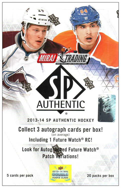2013-14 Upper Deck SP Authentic NHL Hockey Hobby Box