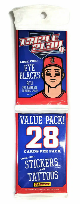2013 Panini Triple Play Baseball  Pack (5 Packs a Lot)