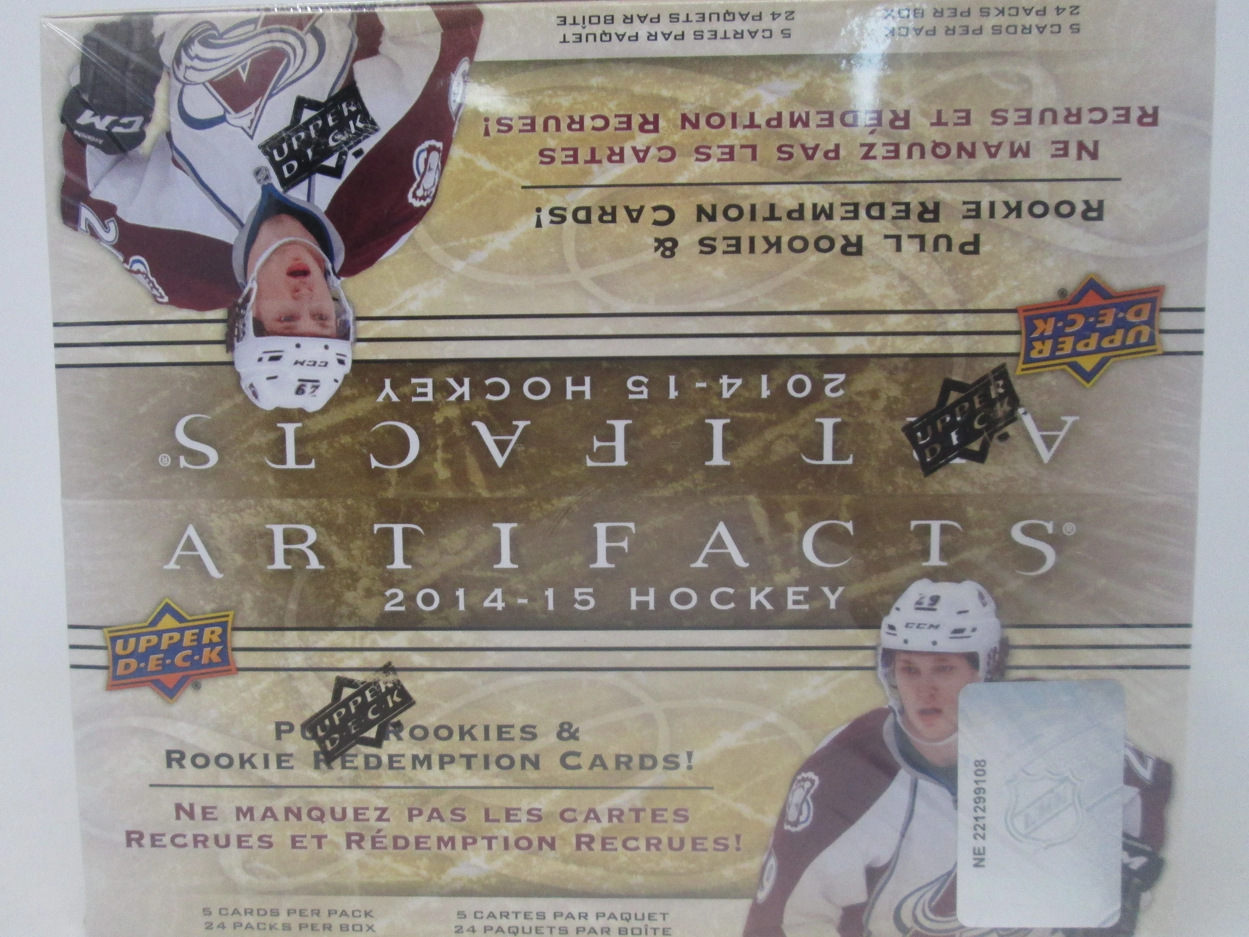 2014-15 Upper Deck Artifacts NHL Hockey Retail Box - Image 2