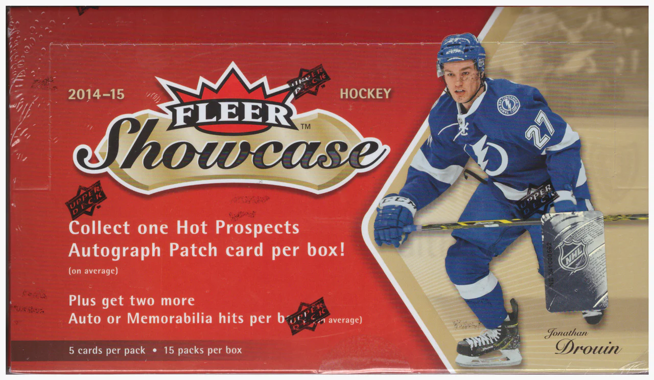 2014-15 Upper Deck Fleer Showcase NHL Hockey Hobby Box