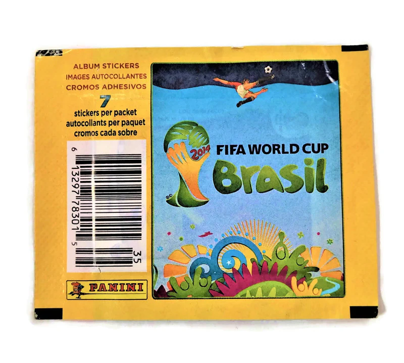 2014 Panini FIFA World Cup Brazil Sticker Pack (Lot of 28 Packs)